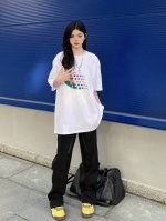 上新！Gucci新款短袖T恤,版型剪裁特别有讲究！上身很洋气显瘦内搭外穿都看 高密针织圆领设计，平整简约！亲肤透爽！T恤面料的柔软性舒适性无可挑剔！男女均可驾驭
