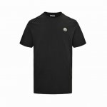 moncler 蒙口 25Ss 经典胸口小标短袖 采用32S双纱平纹 配32S双纱1×1螺纹 260克重 螺纹同染无色差 经典小标刺绣 后领双层走线针车牢固紧实