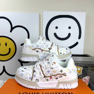 Lv8505白 高版本套楦工艺 正确版型 尺码36-44 男女码现货