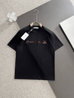 Dio* 25Ss春夏新款首发专柜最新款短袖圆领T恤 高端订制 设计前卫时尚！品牌Logo重工艺设计 高端定制 克面料.手感柔软.穿着舒适.专柜级别精致车线.做
