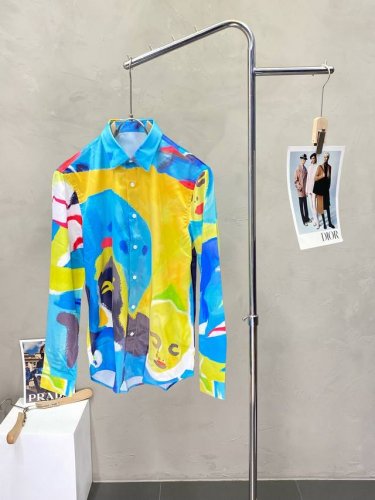 balenciaga巴黎世家独家专供新款男士休闲衬衫 高端定制 高端版本 时尚百搭爆款进口面料 手感超柔软细腻 穿着亲肤舒适 高端精品 代工厂P精细做工 上身非
