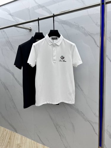 L p2540春夏新款男士翻领polo衫短袖T恤 柜台同步发售 简洁时尚百搭 高端品质 胸前凹凸Logo设计 袖口特定螺纹针织完美收边，定制进口双股丝光珠地棉面