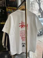 Stussy斯图西美潮海外版情侣经典Logo印花T恤 男女 夏季短袖T恤 联名系列 Ss25 创意半袖限定版 夏季系列 ！ 圆筒Tee两侧面不带缝线 质量保证