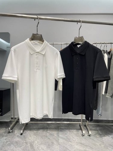 lw25Ss春夏新款珠地棉质混纺时尚轻薄翻领短Tee，男士经典浮雕Logo三粒扣休闲短袖Polo衫！贸易公司渠道稀出，领先官网发售！西班牙一线潮牌上线，都市休闲