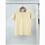 巴宝莉格纹领polo衫 深灰 黑色 米黄 豆绿 S-M-L-Xl-Xxl Burberry 博柏利 巴宝莉 Ss25 经典新款格纹领polo衫 Burberry