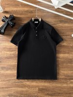 迪奥 Cd 2025Ss夏季新款字母标识刺绣Logo男士翻领polo衫！经典商务男款，高端男装的天花板级别的商务男款！简约时尚大气不失优雅，单穿内搭体面过人，品