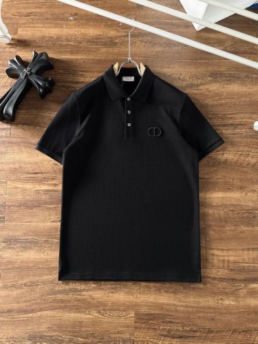 迪奥 Cd 2025Ss夏季新款字母标识刺绣Logo男士翻领polo衫！经典商务男款，高端男装的天花板级别的商务男款！简约时尚大气不失优雅，单穿内搭体面过人，品