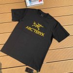 110 款号:S11 arcteryx始祖鸟 Arc'word Logo 3M字母Logo印花圆领短袖T恤 男款 始祖鸟领口硅胶字母Logo印花，高端32S双纱