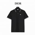 Dior 迪奥 小蜜蜂刺绣Logo短袖polo衫 原版品质，欢迎对比。选用棉质珠地网眼布打造，定制材质260G长绒棉，衣领为双系统提花定织扁机制成，有弹性，不变