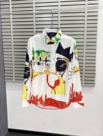basquiat巴斯奎特独家专供新款男士休闲衬衫 高端定制 高端版本 时尚百搭爆款进口面料 手感超柔软细腻 穿着亲肤舒适 高端精品 代工厂P精细做工 上身非常赞