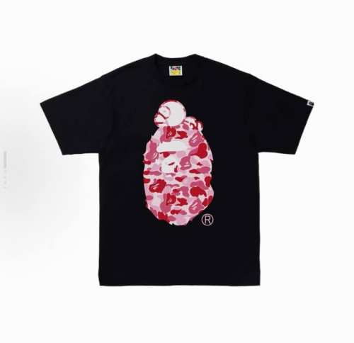 001024款A Bathing Ape 猿人头系列 Abc Camo Milo On Big Ape Tee 迷彩印花短袖T恤 男女同款 码数Smlxlxxl
