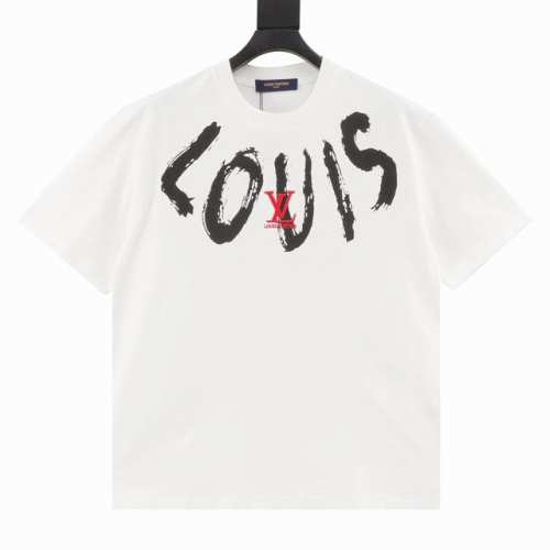 100 lv路易威登 草写Logo刺绣短袖 size：Xs-Xl