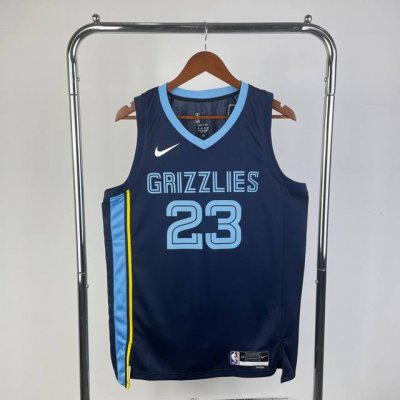 款号:S52 Nike Nba灰熊队 23号最年轻的Mvp罗斯球衣 23赛季客场 风城玫瑰 永不凋零 尺码:S-Xxl 颜色:藏蓝色