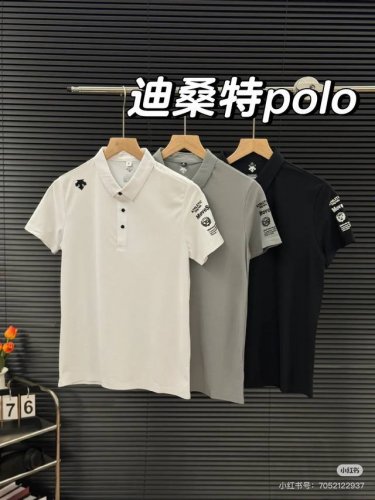 供 Descente 迪桑特 夏季商务休闲硅胶小标polo衫短袖 如今热销的顶级流量款！采用原版Zp一致定制索罗娜双珠地面料 螺纹同缸定染零色差 ！吸湿排汗功能