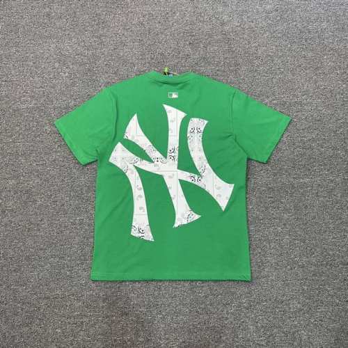 Xx332 Mlb纽约洋基队腰果字母Ny印花 280克克重纯棉定制面料 情侣款：S Xxl 绿色 白色 藏青