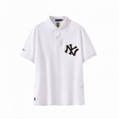新品上新！ Polo Ralph Lauren X New York Yankees联名新款Polo采用原版40支纯棉珠地面料，柔软舒适透气，订制联名一致辅料，