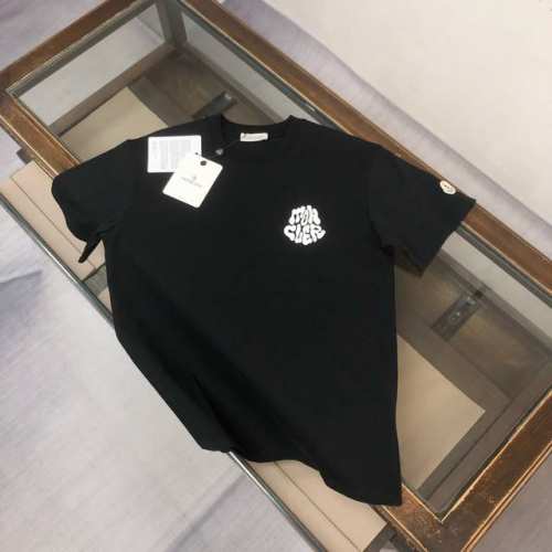 amon*Cler 蒙口 2025春夏最新款短袖T恤，男女同款定制专属纯棉面料，定制原版工艺螺纹，胸前定制硅胶Logo标点缀！简约大方，从容百搭，档次极高，完美