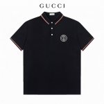 三标齐全 -Gucci 古奇专柜同步上新 精美条纹徽标翻领polo衫 -采用原版Zp一致定制索罗娜双珠地面料 螺纹同缸定染零色差 独家品质区别通货 欢迎对比 -