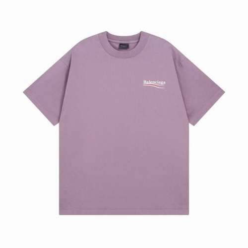 Balenciaga 巴黎世家2025 Ss 可乐海浪印花拉裂洗水做旧短袖T恤 本市场No.1的质量 真正天花板品质 全部原版开发注意细节图 避免被盗图商家混发