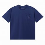 顶级品质 拉夫劳伦Ralph Lauren新款口袋小标刺绣Logo短袖T恤 圆领的设计，修饰脖颈线条和脸型，增加日常中的精致感，整体给出一种慵懒休闲风，完全不挑