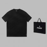 供 Fend* Ss 早春新款短袖 李敏镐同款 原版开模特制提花面料 黑色小扣标 完美细节处理 经典Logo图案 上身超好看 男女同款 尺码：Smlxl