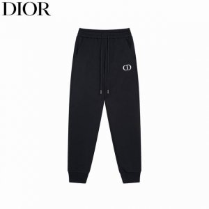 dior 迪奥 24Fw前后绣花Logo长裤 秋冬系列 男士休闲抽绳束脚裤 休闲卫裤 贸易公司渠道订单 官网专柜在售系列 秋冬裤装常青系列 业内首发 打造高端都