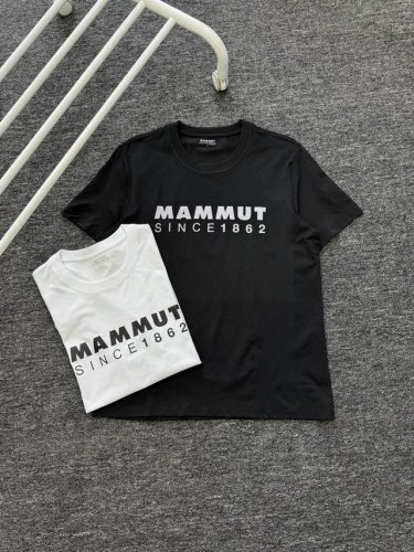 mammut 猛犸象 男子休闲运动速干字母印花情侣短袖T恤 小红书热门爆款，明星网红同款穿搭，男女日常通勤穿搭必备单品！ 高品质7A抗菌三防户外面料，亲肤透气不