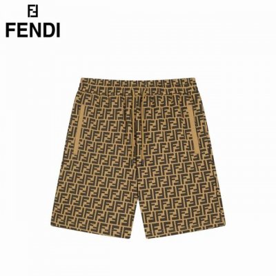 fendi 芬迪 24Fw满印Logo短裤 进口定制360G100%纯棉面料 细节原版开模 辅料 上身时尚超有型 强力推荐 颜色:深灰色 卡其色 码数Xs-L