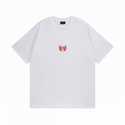 Balenciaga 巴黎世家2025 Ss 前面麦刺绣洗水短袖T恤 本市场No.1的质量 真正天花板品质 全部原版开发注意细节图 避免被盗图商家混发 正确26