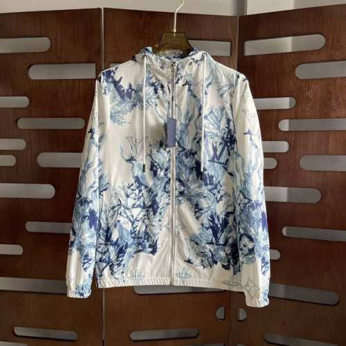 #Mi P200Louis Vuitton 路易威登 秋冬新款爆款连帽夹克，，经典款式设计，款式新颖，耐穿舒适不易变形，版型修身时尚，上身效果超赞 M一3Xl