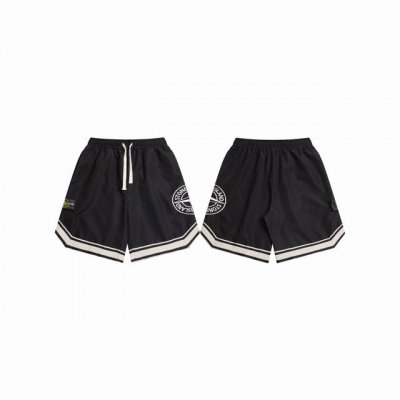 款M301 石头岛短裤 Stone Island石头岛 Ss 夏款侧边罗盘大刺绣Logo织带短裤 原版打造 基础百搭 全身撞色处理 情侣可搭 全身Oversiz