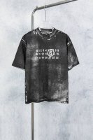 款号：M013#P90， maison Martin Margiela 梅森马吉拉25Ss 印花前后黑白双色短袖T恤 yb一比一开发 100%棉 采用订色订染毛