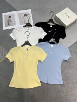 高品质Alo 2025夏季系列 独家定制款 这个版型绝绝子 想要直角肩 和A4腰的姐妹 一定要闭眼入～ 采用弹力棉面料 亲肤又好穿 立体胶印 贴布Alo 经典黑
