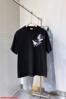 P160 J451 Dr迪奥Dior 25Ss春夏款T恤！蝴蝶印花圆领短袖T恤！ -购入原版开模打造，定制侧标，下摆双窄针平车，细节决定成败 Os落肩版型 无性