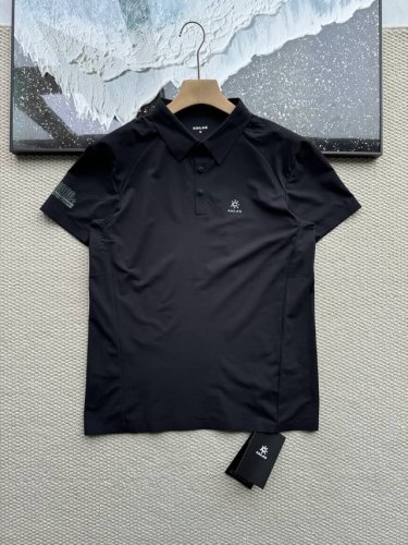 kailas凯乐石短袖Polo衫！吸湿速干防晒户外运动春夏季徒步通勤男款！ 品名：K两色压胶Polo 颜色:玄青黑、浅云灰 尺码:M Xxl 这款凯乐石的Pol