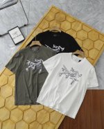 Arc'teryx 始祖鸟全压胶透气速干休闲短袖 面料采用舒弹棉 柔软 丝滑 清香 排汗 速干 清爽舒适 良好的抗皱性和保型性，能让衣物保持较好的形状和外观，不