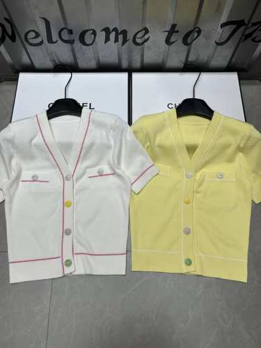 新品上线 款号:25876# #Cd彩色扣子短袖实拍图