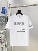 burberry 巴宝莉 25Ss新款短袖 最高版本重工艺经典刺绣Logo图案 高标准定制 上身非常有型 客供进口高档280克纯棉面料质感非常细腻 细节工艺精湛