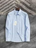 新品 香港洋行渠道货 重磅级品鉴产物 高级成衣系列 2025早春新品 上海国金旗舰店在售款 Ferr*Gamo 马蹄刺绣男士格子商务休闲长袖衬衫 格子衬衫作为公