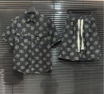 爆款套装Dg杜嘉班纳 25春夏新款 满印拼色字母Logo 高品质牛仔套装 码数：M-3Xl 套装不拆