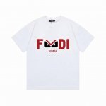 款号：G2118 Fendi 芬迪2025Ss 小恶魔印花字母百搭潮流短袖T恤男女同款 吊牌 领标 水洗唛 三标齐全 260G双纱纯棉短袖 配套320G纯棉罗纹