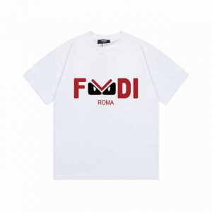 款号：G2118 Fendi 芬迪2025Ss 小恶魔印花字母百搭潮流短袖T恤男女同款 吊牌 领标 水洗唛 三标齐全 260G双纱纯棉短袖 配套320G纯棉罗纹