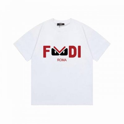 款号：G2118 Fendi 芬迪2025Ss 小恶魔印花字母百搭潮流短袖T恤男女同款 吊牌 领标 水洗唛 三标齐全 260G双纱纯棉短袖 配套320G纯棉罗纹