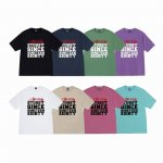 上新款号：S169 Stussy斯图西 Stussy 字母图案舒适圆领短袖T恤 男女同款 原版打造 细节高控 -面料精选220G纯棉面料 手感柔软舒适 吸汗透气