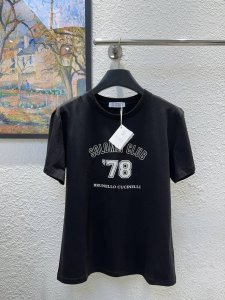 Bc家 高版本 胸前字母Logo图案印花圆领双面丝光棉短袖T恤 三色 三标齐全 码数36 38 40 现货发 38码胸围98衣长60