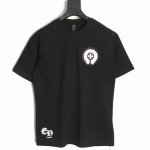 本地自取210 chrome Hearts 克罗心 发泡马蹄短袖T恤 采用直喷进口机器印花 五金辅料均开磨定制 正确配置 黑色2025克罗心正品包装 280克定