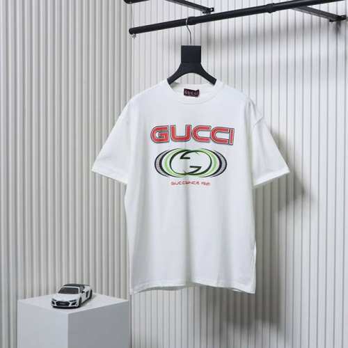 p210 Gucci 古驰 多元素图案短袖T恤 280G短袖 高端印花工艺定制时尚百搭爆款手感超柔软细腻 穿着亲肤舒适 高端精品代工厂精细做工上身非常赞必备单
