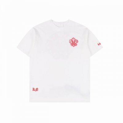 chrome Hearts 克罗心 童军花短袖T恤 采用直喷进口机器印花 五金辅料均开磨定制 正确配置 黑色2025克罗心正品包装 克定制定染双纱棉 版型大 宽