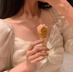 Dior迪奥经典款Cd满钻水晶项链 推荐迪奥入门款时尚百搭首饰 流行潮流饰品 迪奥 Ciair D Lune 经典 热卖Cd 字母系列 项链 高端 微镶高碳钻