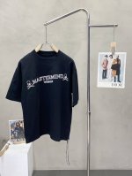 mastermind独家专供新款原单男士休闲短袖 高端定制 高端版本 时尚百搭爆款进口面料 手感超柔软细腻 穿着亲肤舒适 高端精品 代工厂P精细做工 上身非常赞
